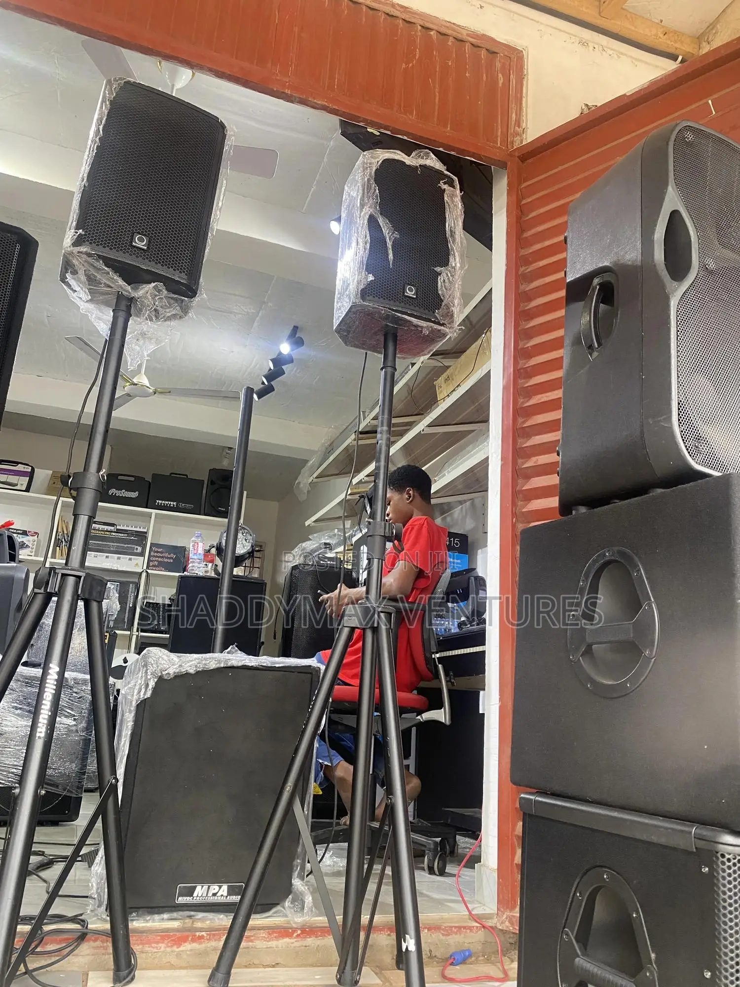 Turbo Sound System ( a Sub and Two Satellite Speakers)