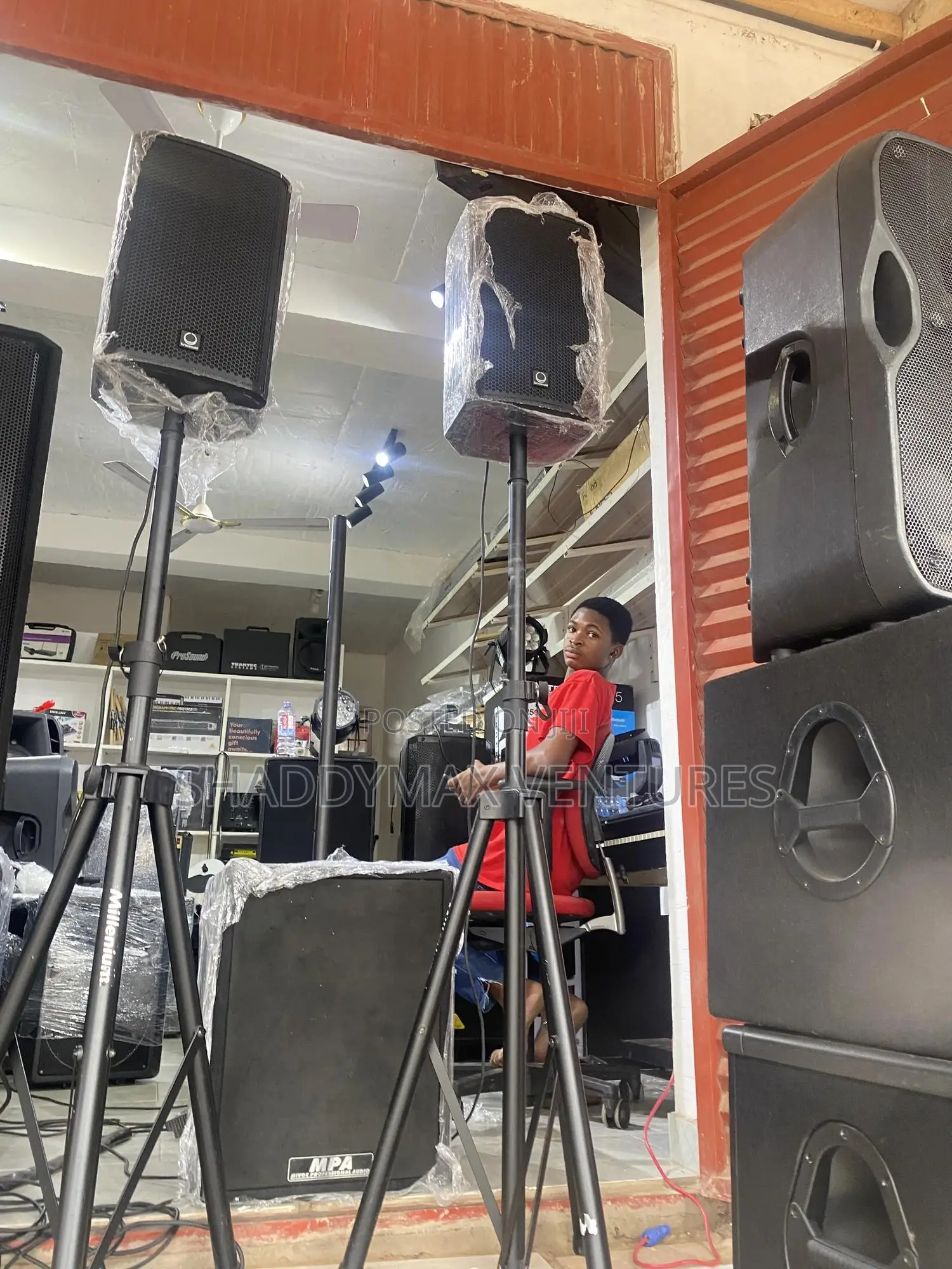 Turbo Sound System ( a Sub and Two Satellite Speakers)