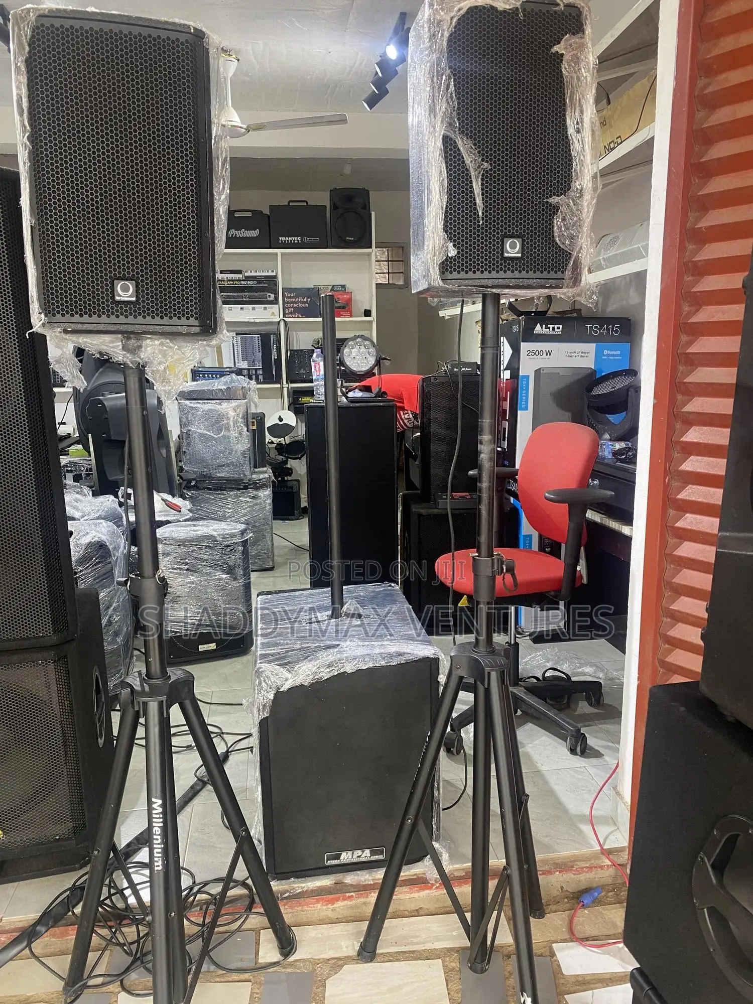 Turbo Sound System ( a Sub and Two Satellite Speakers)