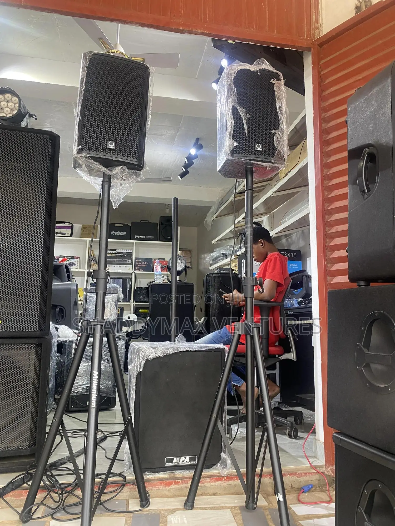 Turbo Sound System ( a Sub and Two Satellite Speakers)