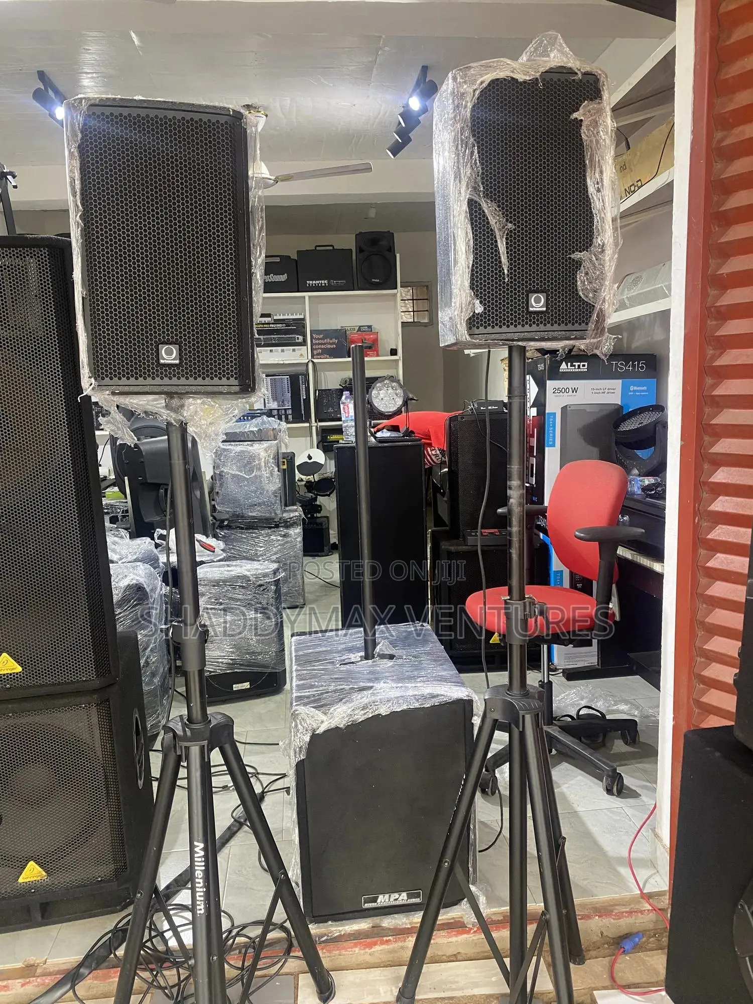 Turbo Sound System ( a Sub and Two Satellite Speakers)