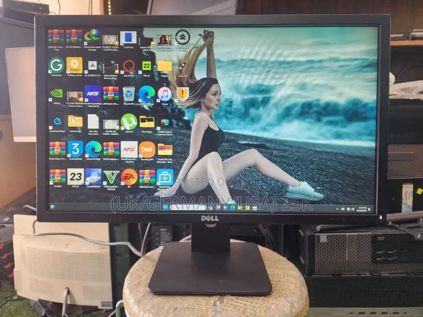 Dell 24" Full Hd Ips Led Monitor 1920×1080, 60 Hz, Displayport/Dvi/Vga