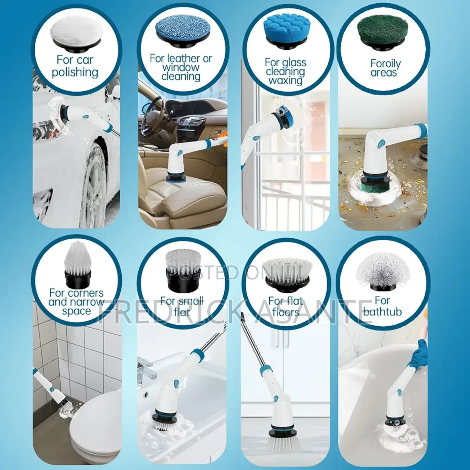 Multifunctional Electric Scrubber