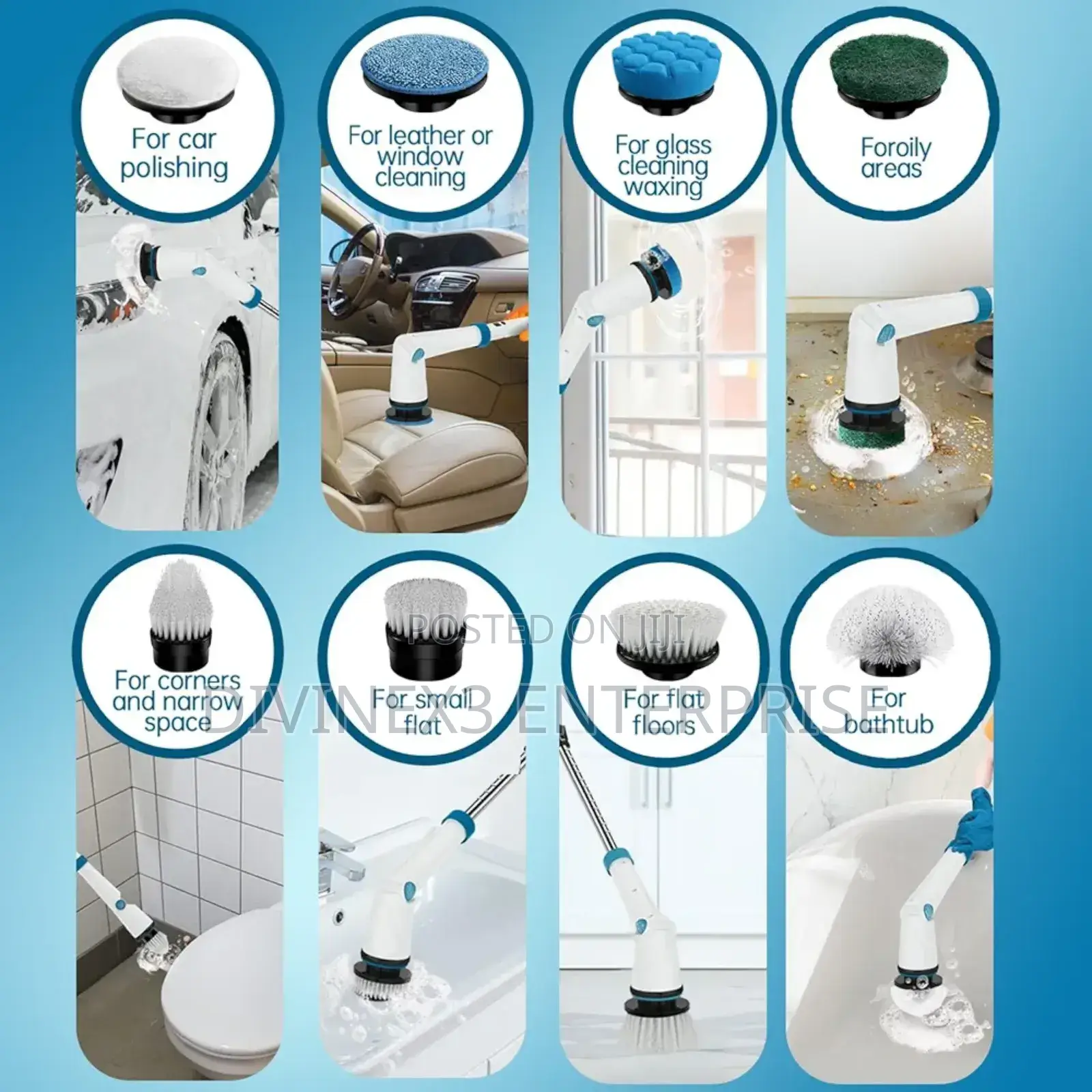 Multifunctional Electric Scrubber