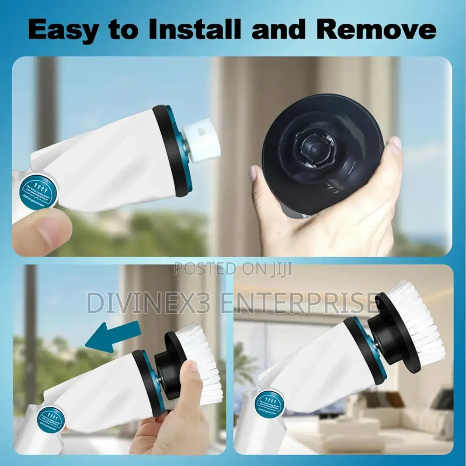 Multifunctional Electric Scrubber