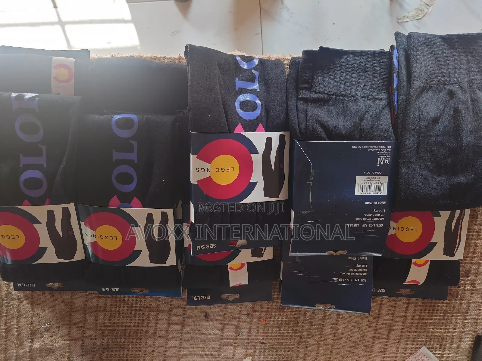 Women's Sport Leggings State of Colorado Flag Logo NWT