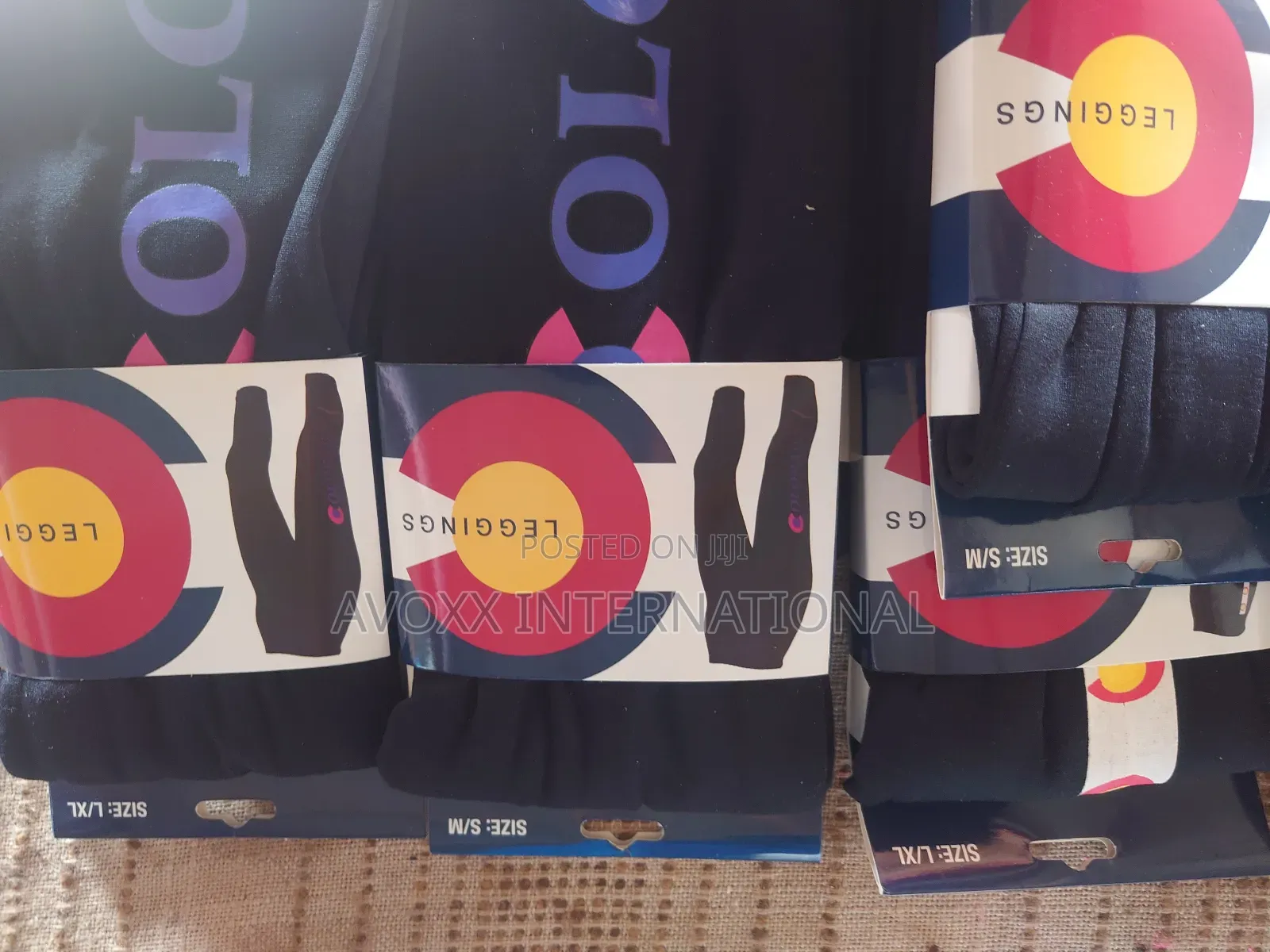 Women's Sport Leggings State of Colorado Flag Logo NWT