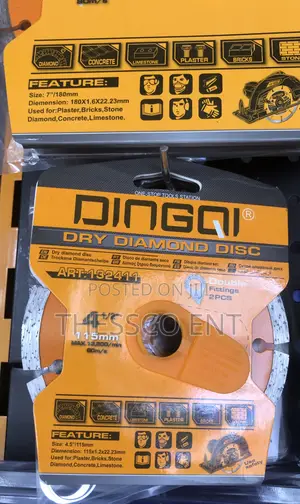 Dry Diamond Disc 4.5inchs