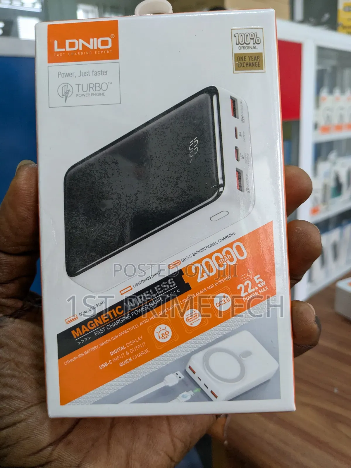 Ldnio 20,000 Mah Magnetic Wireless Power Bank