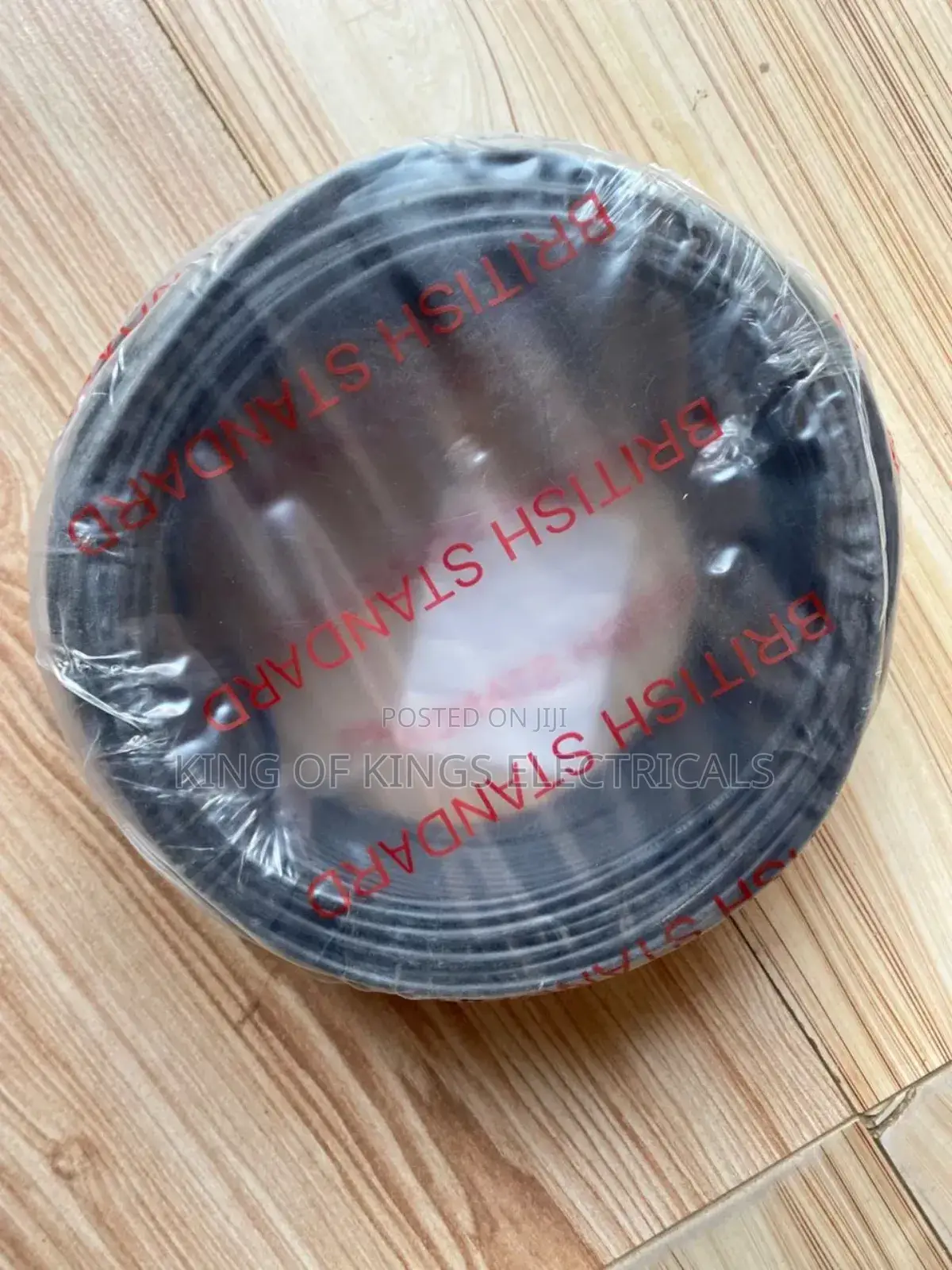 British Standard 1.5mm Single Core Electrical Cable –100 Yards (Black)
