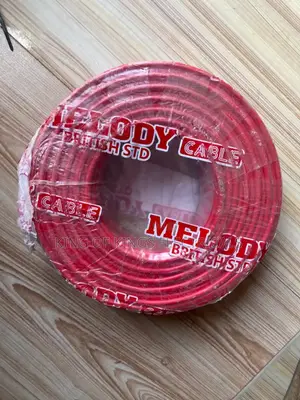 British Melody 10mm Single Core Electrical Cable – 100 Yards (Red)