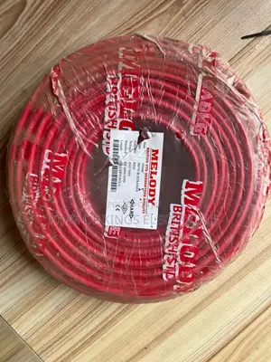 British Melody 16mm Single Core Electrical Cable – 100 Yards (Red)