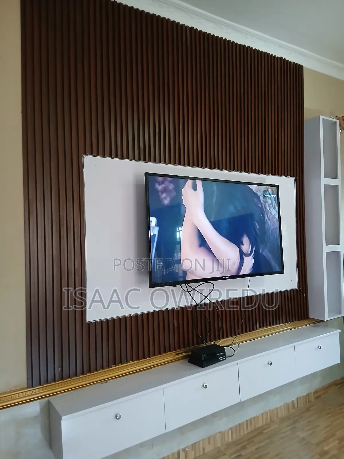 Television Wall Unit With Wall Panels
