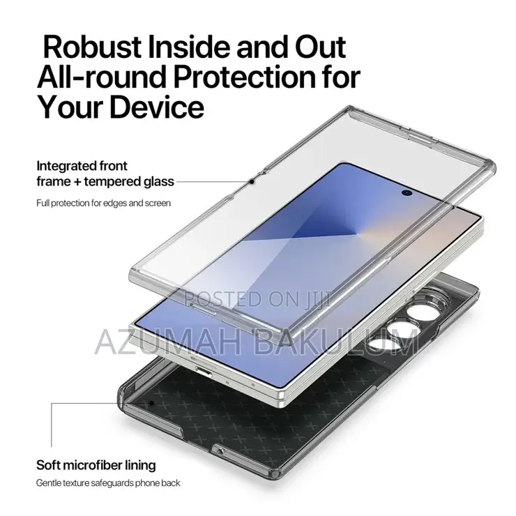 Samsung Galaxy Z Fold 7 Dux Ducis Stex Cover With Tempered Glass
