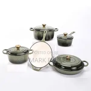5pcs Set Cast Iron Cookware