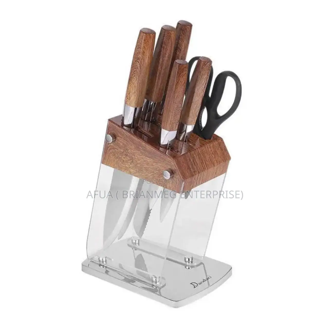 Wooden Design Knives Set