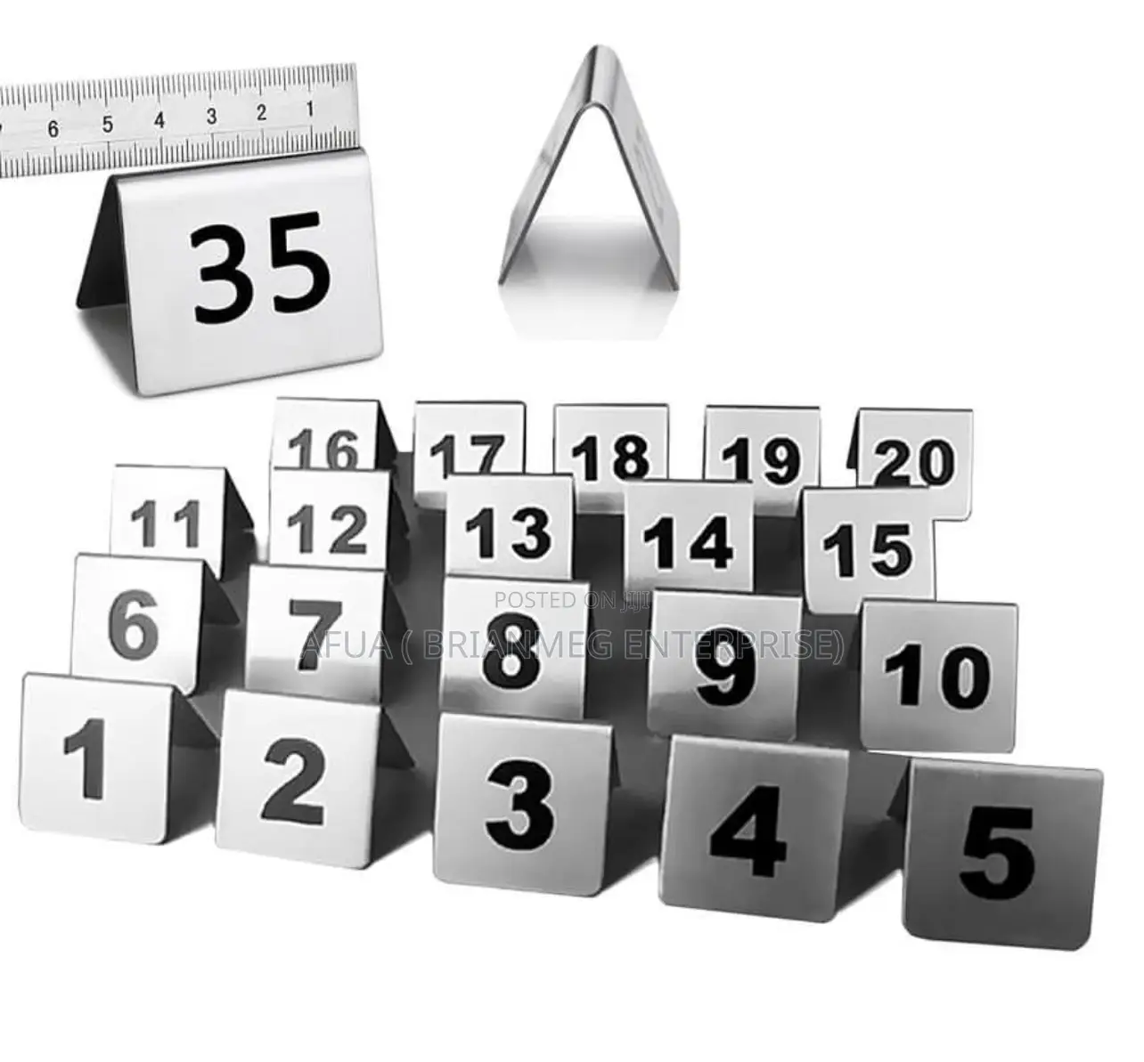 Table Numbers