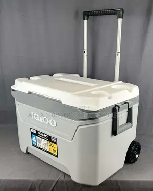 New Look Igloo 60qt Sunset Cooler Icechest Roller