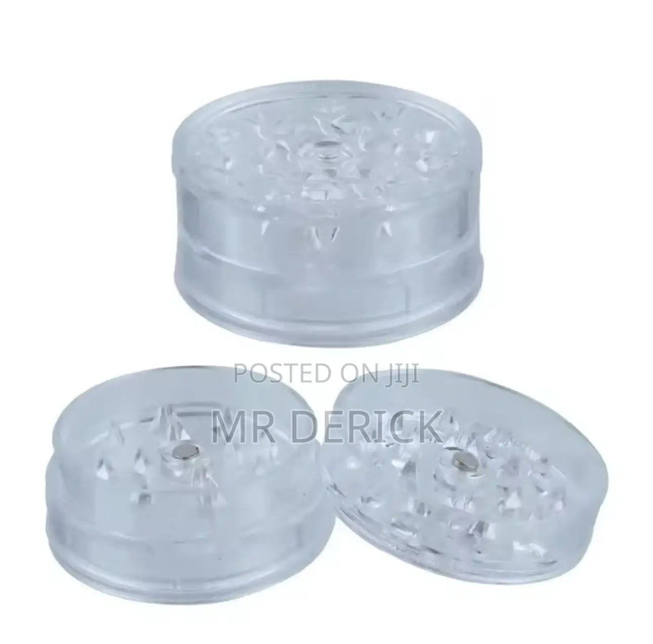 Plastic Mini 3 Layer Tobacco Grinder Smoke Cutter Cigarette Crusher