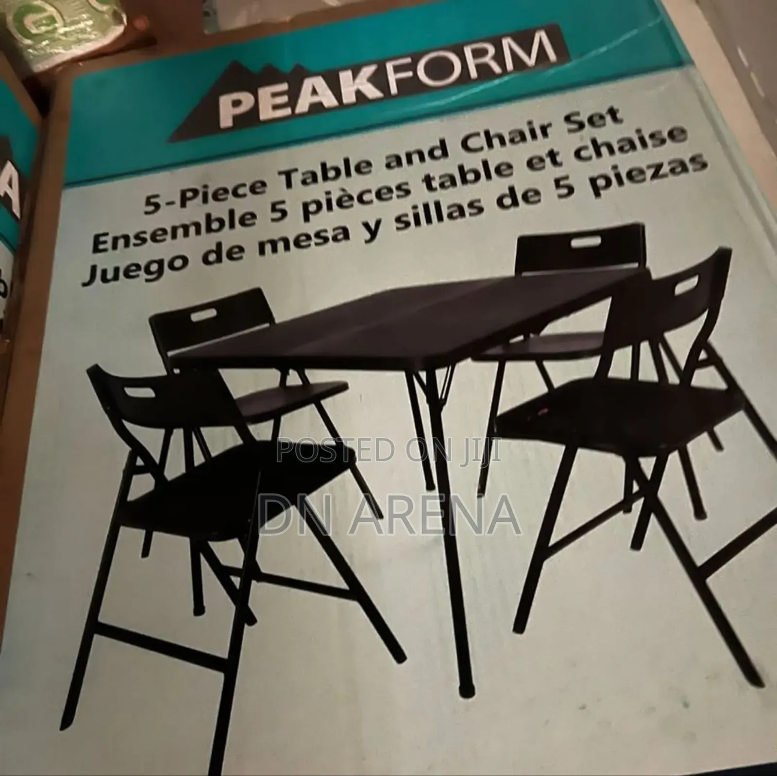 Peakform 5-Piece Table and Chair Set