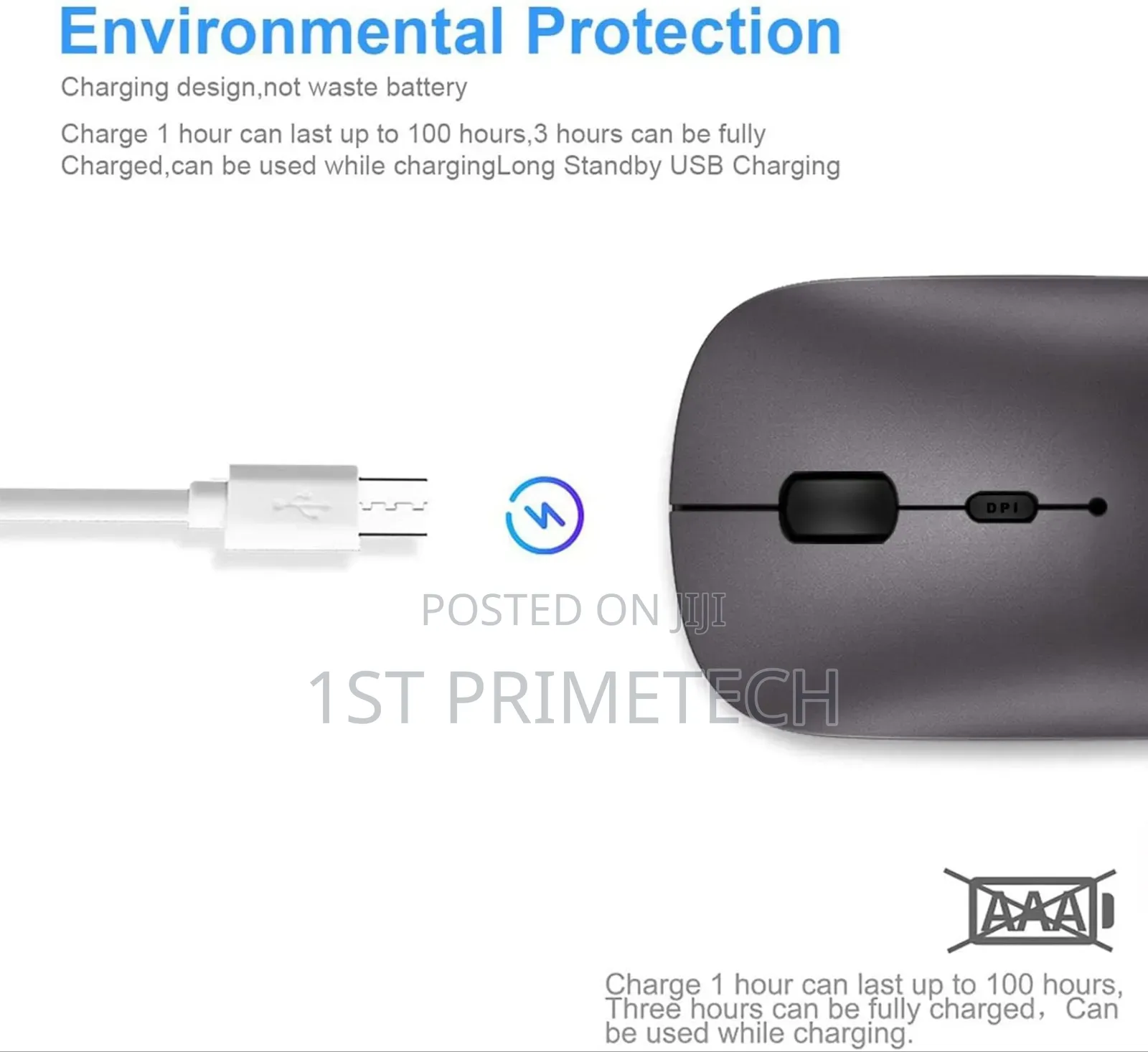 Rechargeable Wireless Bluetooth Mouse