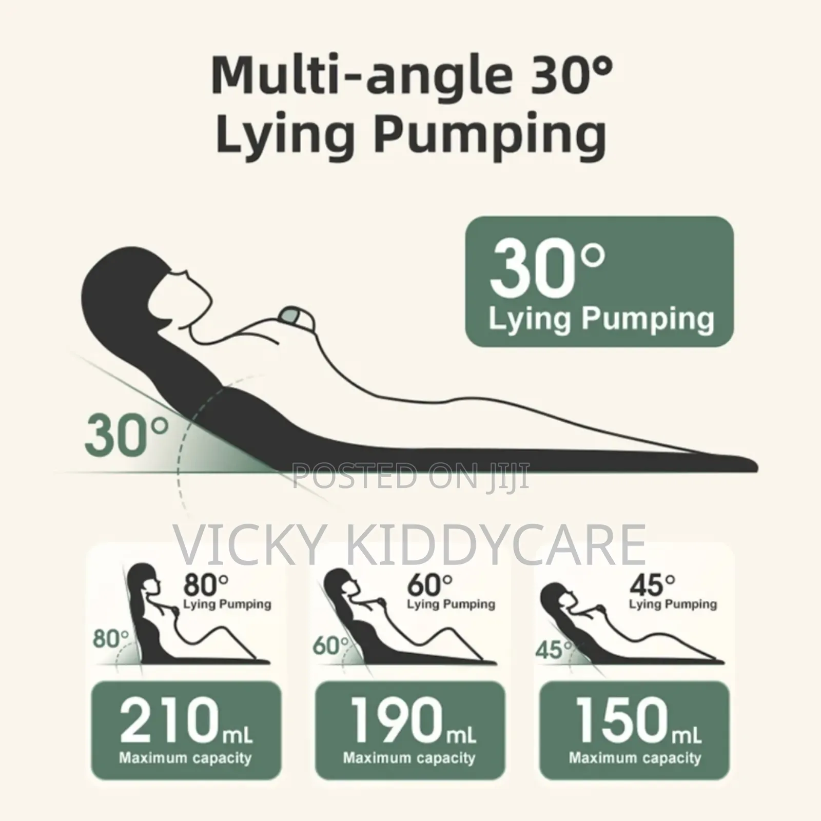 1300 Mah Wireless Hand Free Wearable Electric Breast Pump ,