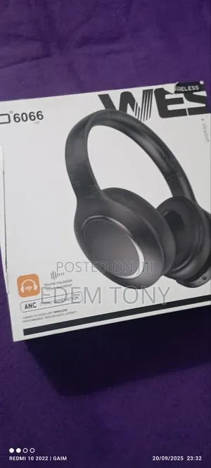 Wes P6066 Anc Headphones