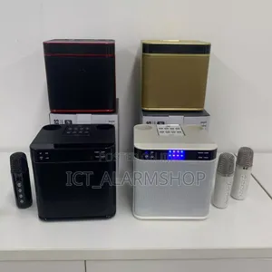 Karaoke Portable Bluetooths Speaker With Dual Wireless Microphone