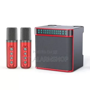 Karaoke Portable Bluetooths Speaker With Dual Wireless Microphone