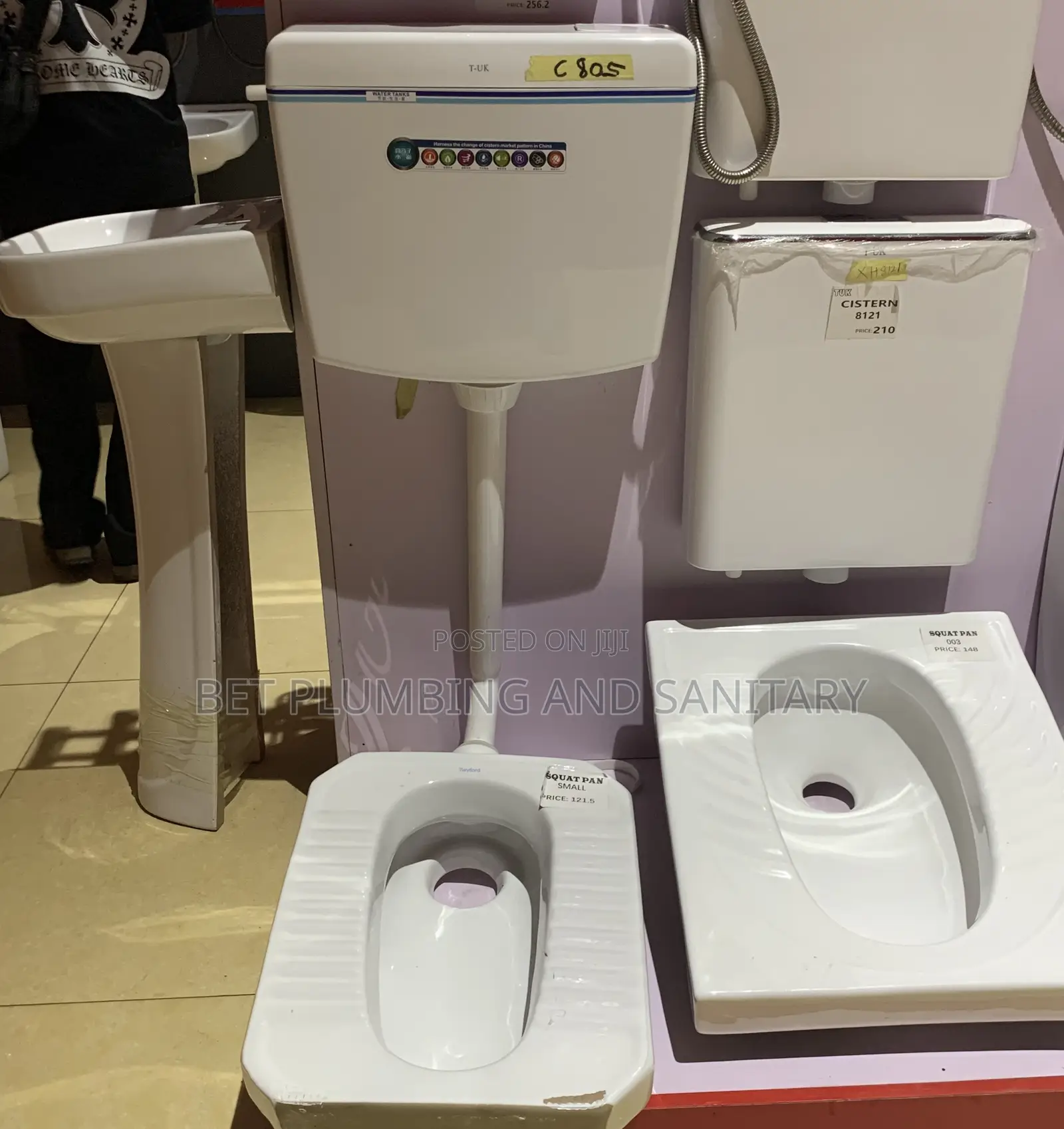 Imported Squatting Bowl Complete With Cistern