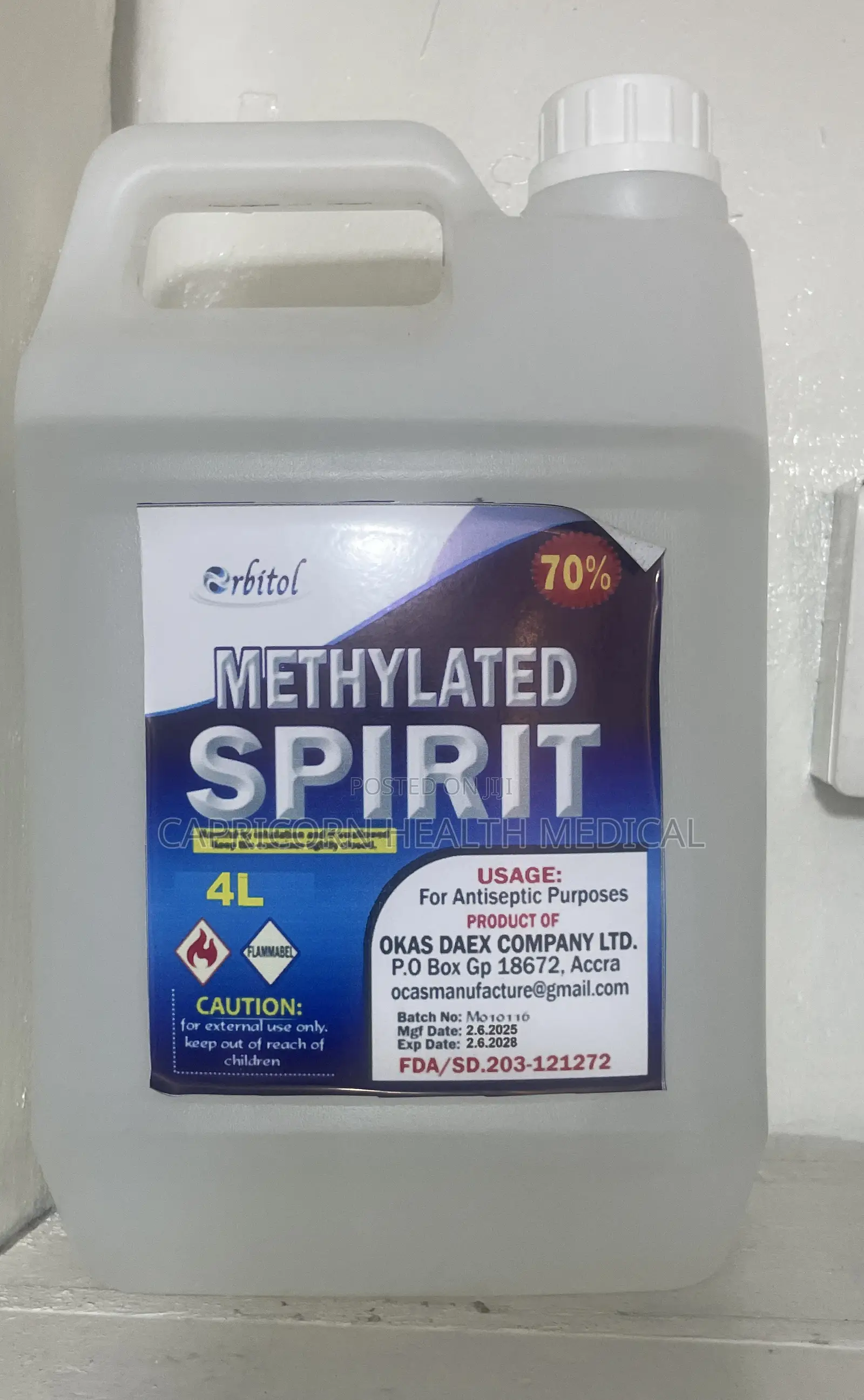 Methylated Spirit 1 Litre