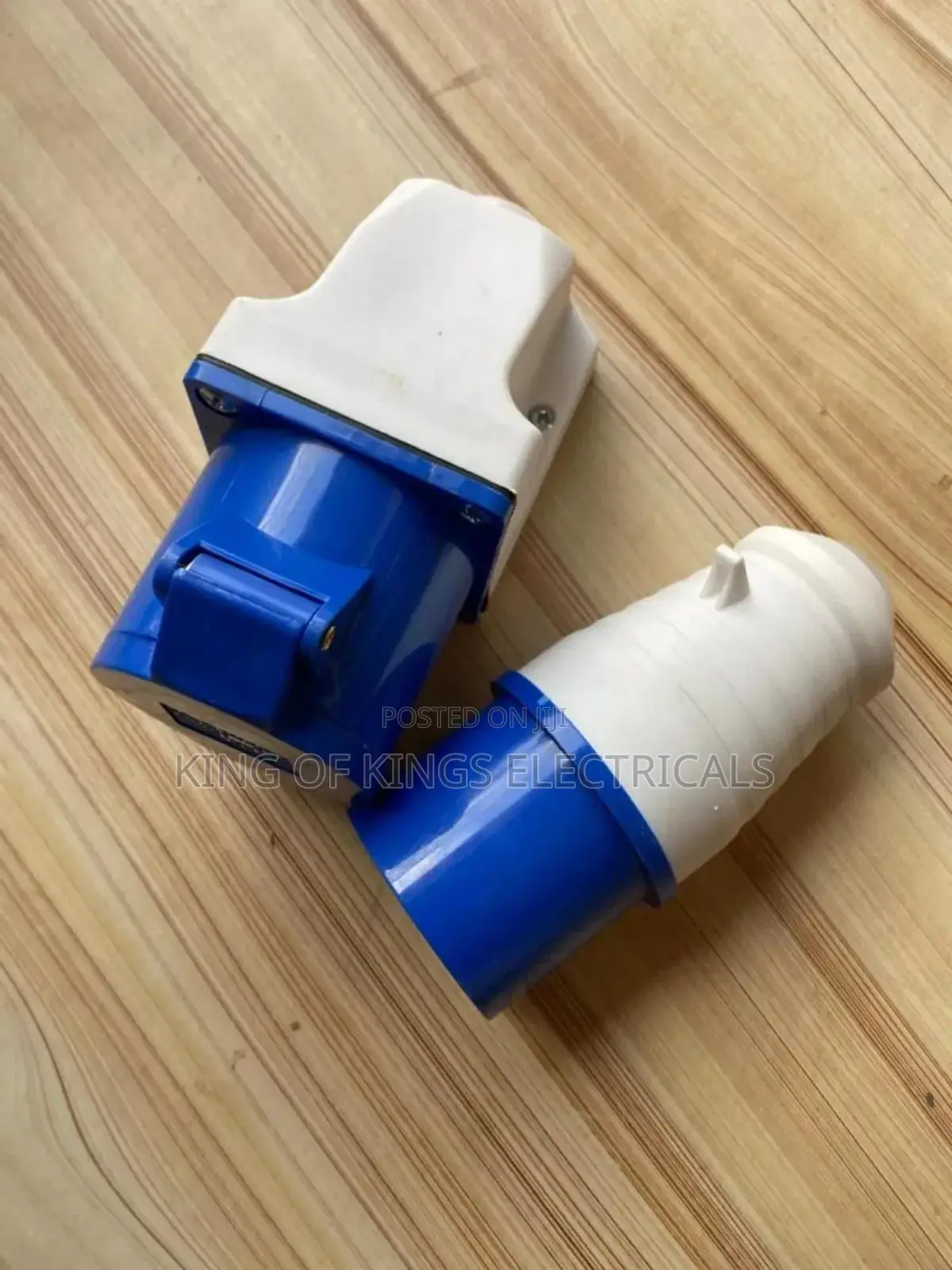 Generator Socket Set – 3-Pin Male Female Industrial Plug