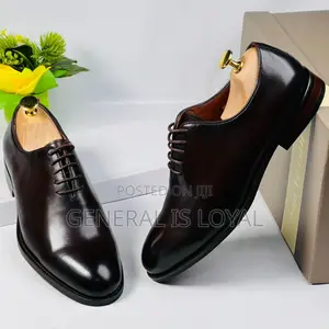 Dino Verratti Dark Coffee Lace Men Leather Shoes