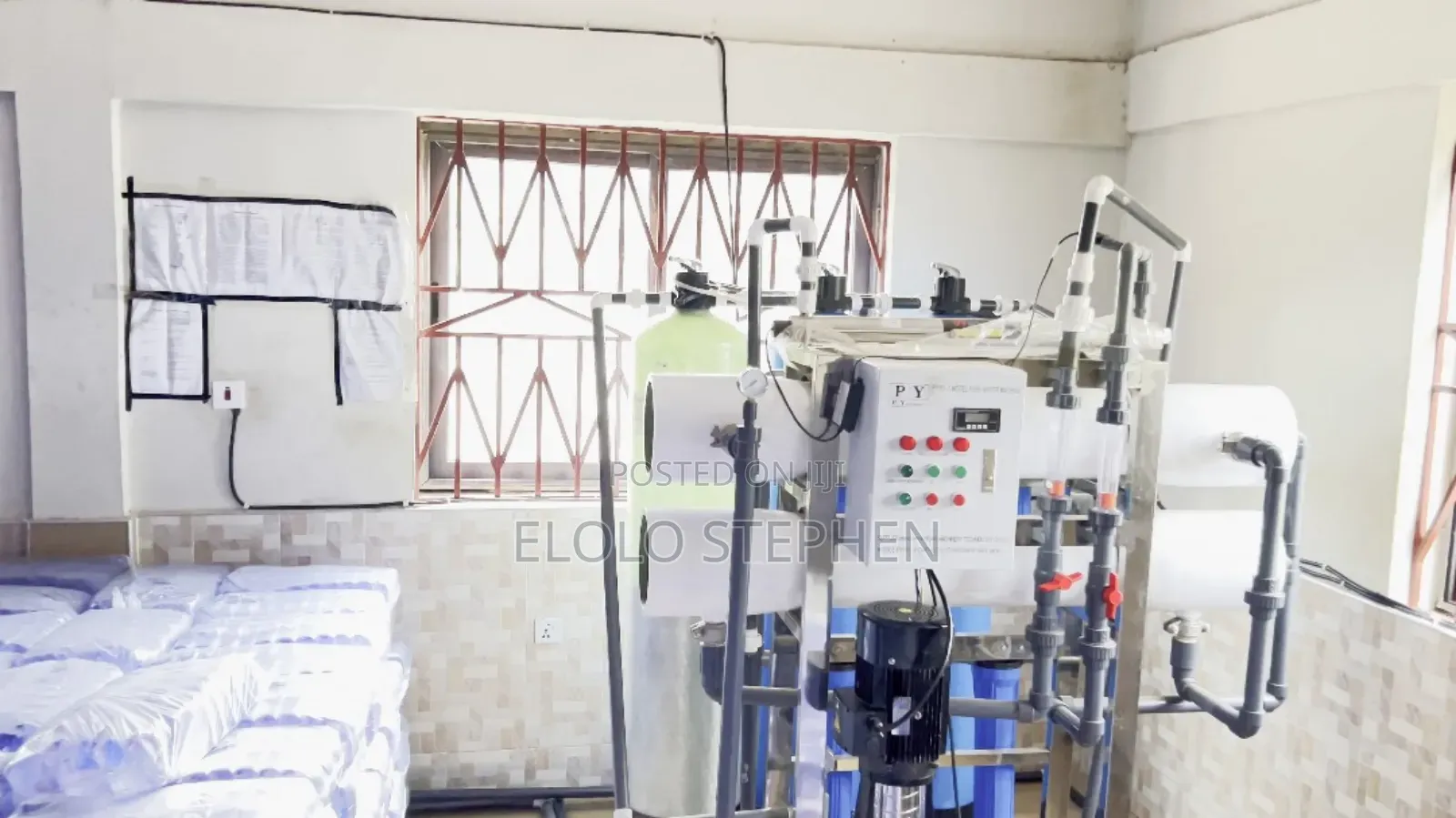 Operational Mineral Water Factory +Separate Residential Building