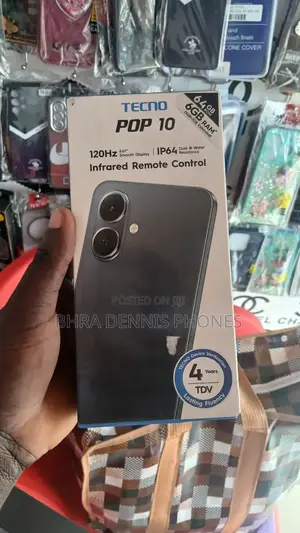 New Tecno Pop 10 64 GB Black