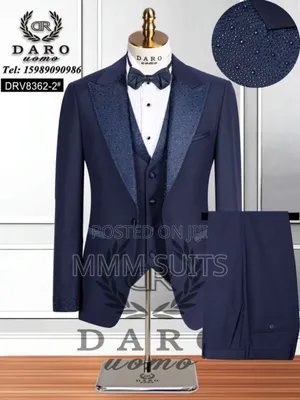 Quality 3-Piece Turkish Designer Men Suit for Wedding