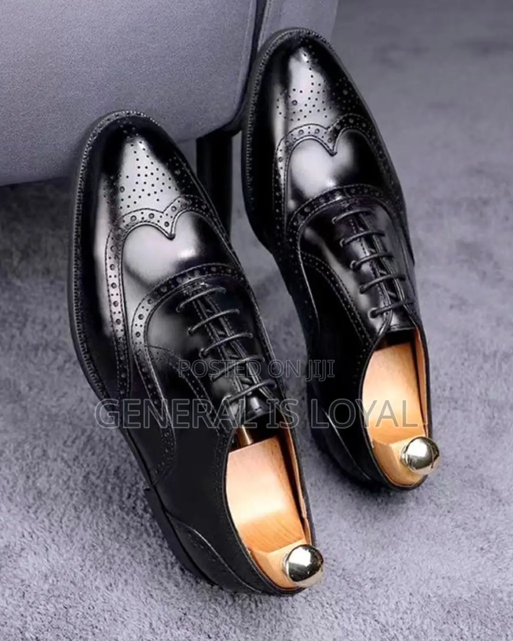 Roberto Cavalli Black Men Leather Lace Shoe