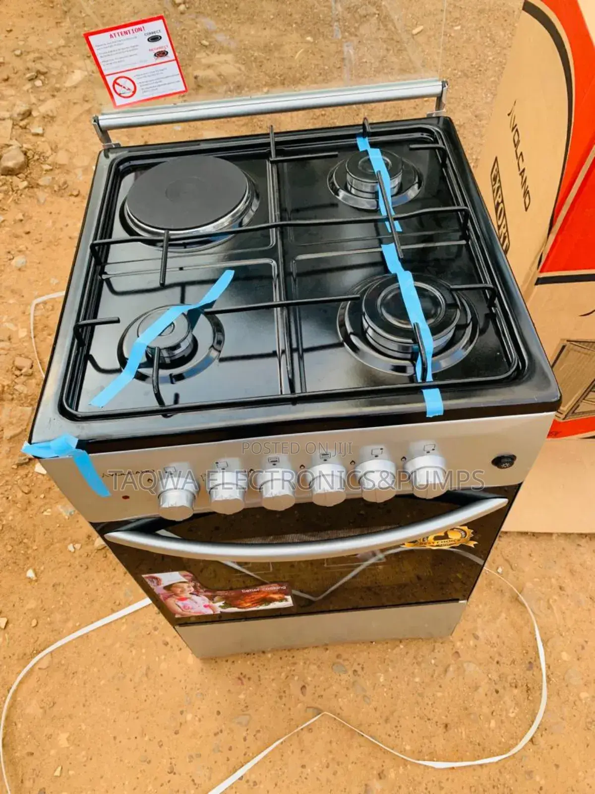 High Efficient Volcano 3+1 Gas Cooker