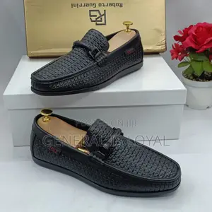 Polo Black Men Leather Loafers
