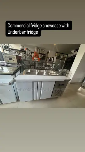Commercial Salad Bar Fridge Showcase With Underbar Fridge