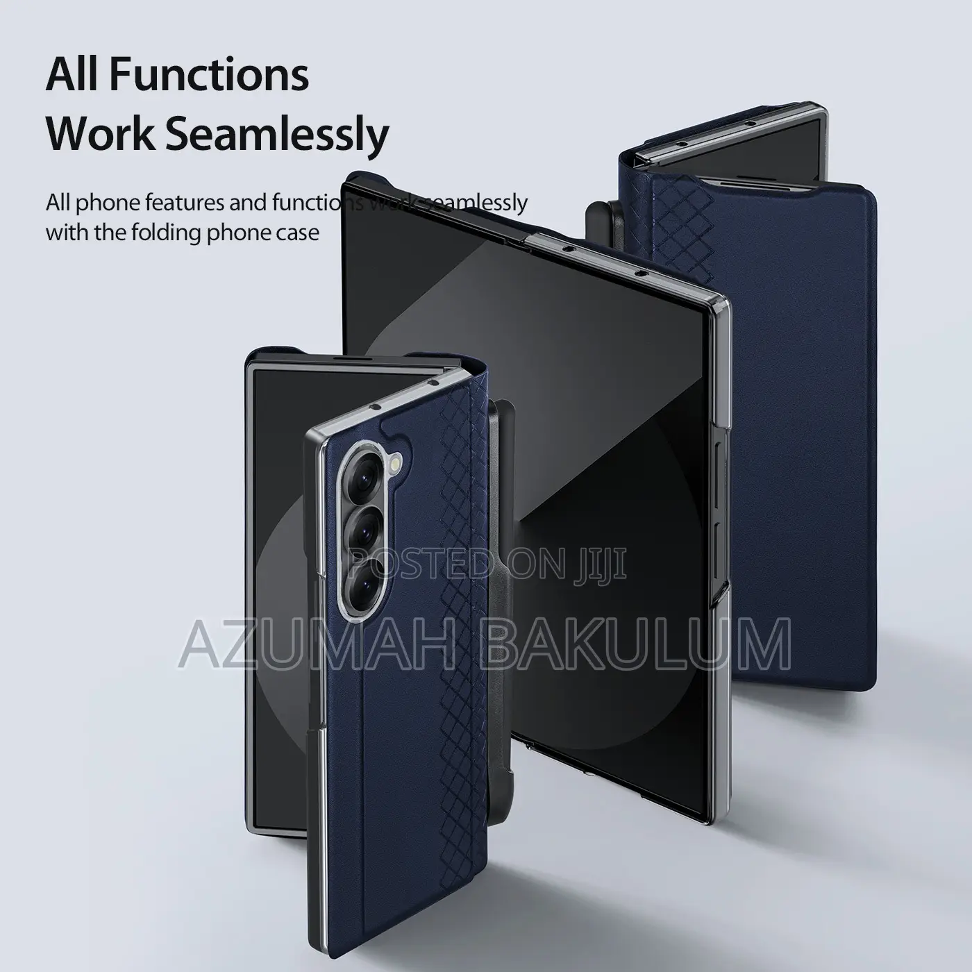 Samsung Galaxy Z Fold 7 Brill Leather Flip Case With S Pen