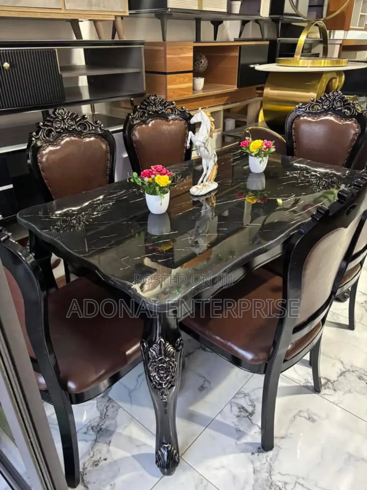 Executive Royal Dining Set 6chairs 
Dhd56rf