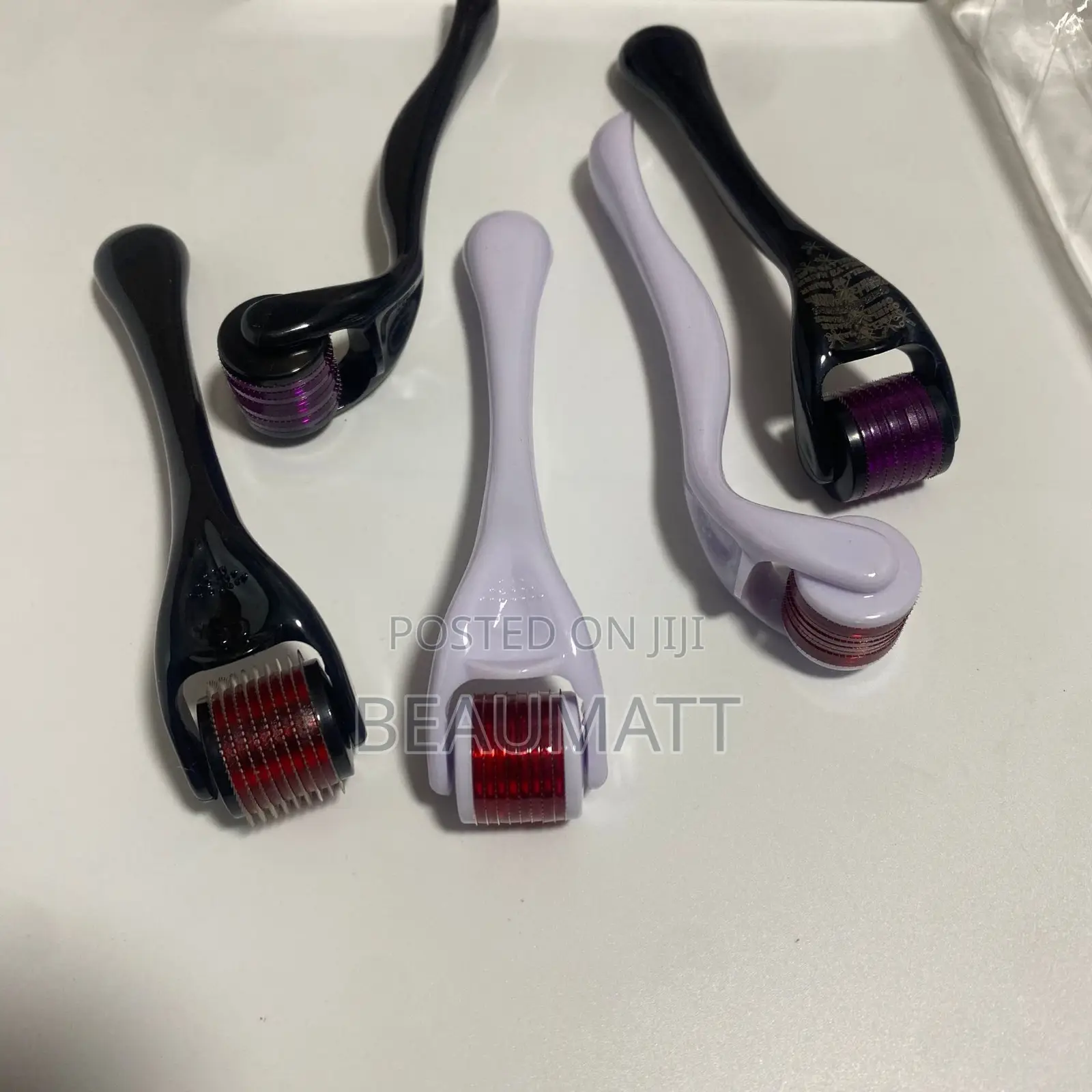 Rose Quartz Facial + Derma Roller System In Its Packaging