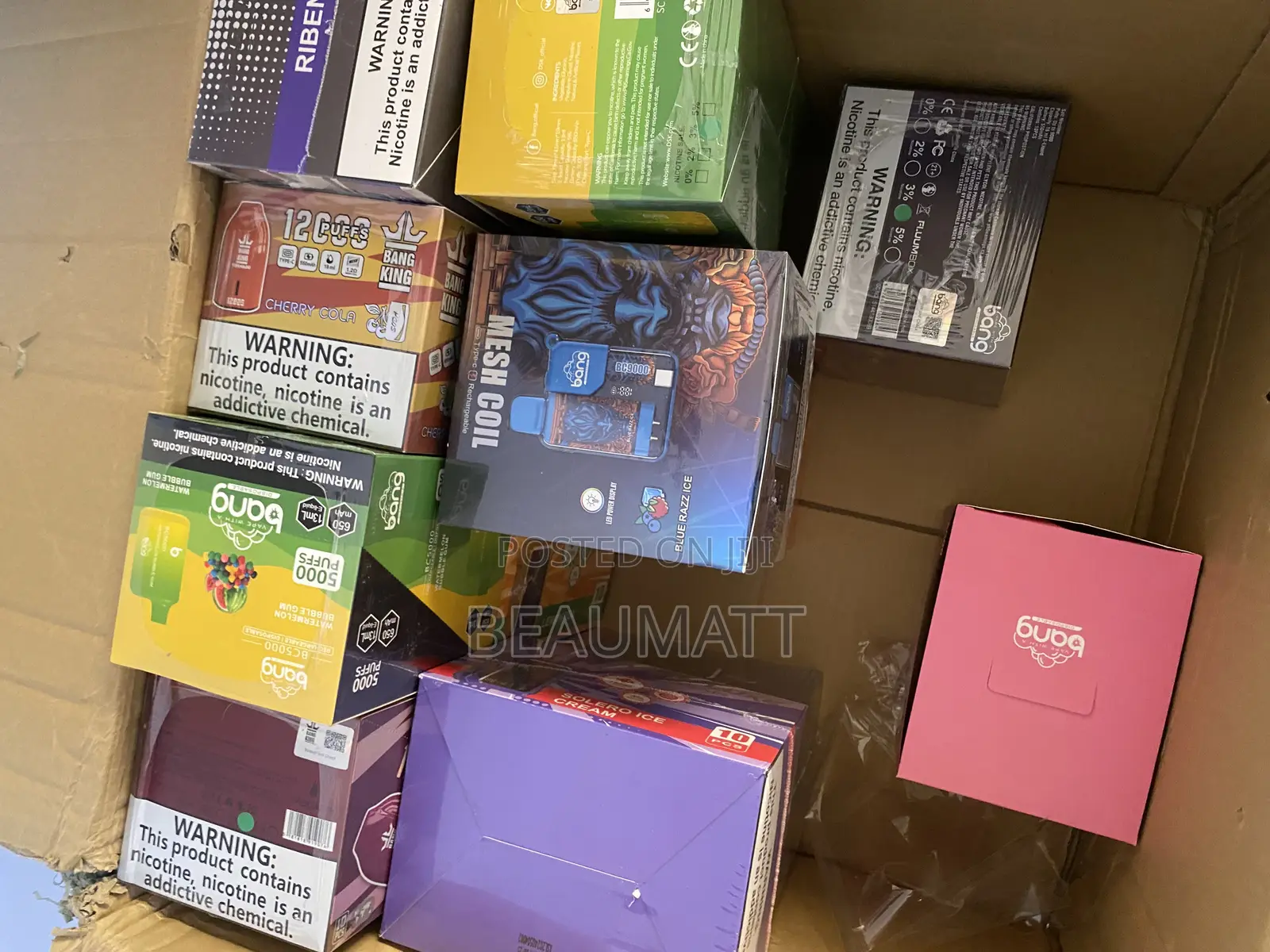 5000- Puff Chargeable Vape in Different Flavors