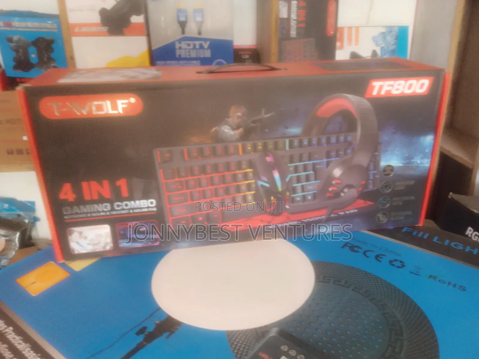 4in1 Gaming Combo Keyboard, Mouse, Headset, Mouse Pad