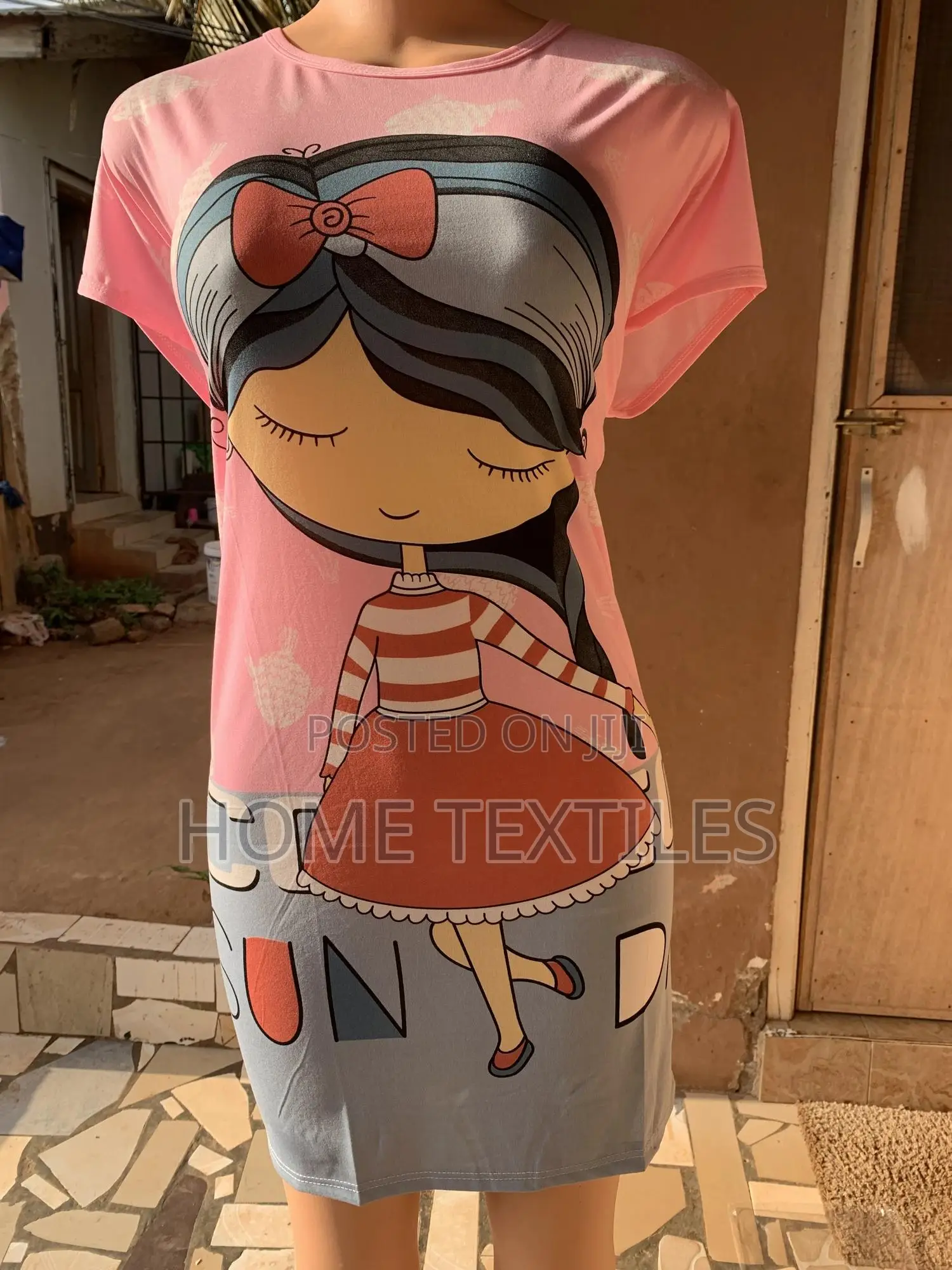 Cartoon Designed Free Size Night Wears for Ladies