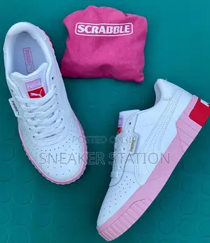 Quality Puma Cali White/Pink Sneakers