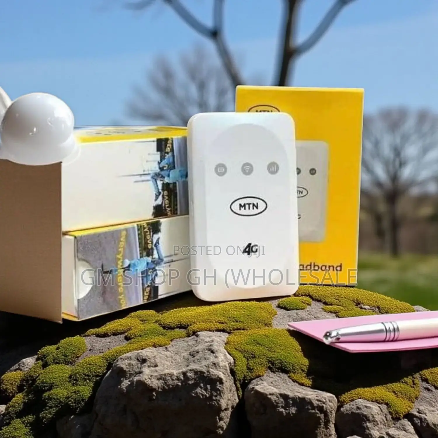 MTN Portable Universal Unlock 4g Lte Mifi (White)08665
