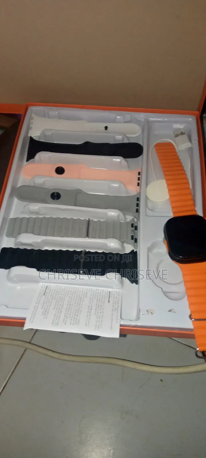 Smart Watch With 7 Straps