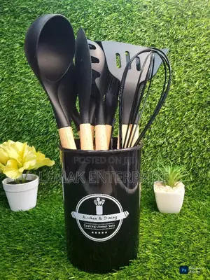 Kitchen Set 12 PCS Silicone Spoon and Ladle